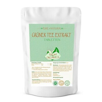 500 Tabletten Green Tea Extract Fatburner Grüner Tee Diät Keine Kapseln Extrakt