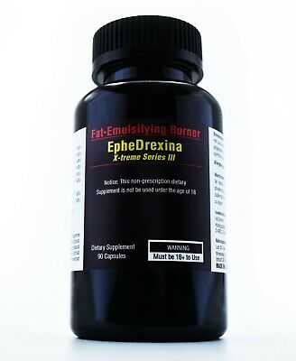 Ephedrexina Stärkster Fatburner - Extrem Hochdosiert - 180 Kapseln Kein Ephedrin